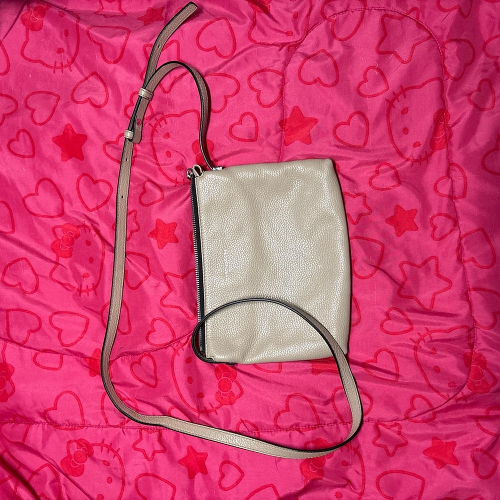 Elegant Cream Crossbody Bag